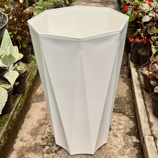 Matero Plástico Diamante Blanco - Vivero Florecer