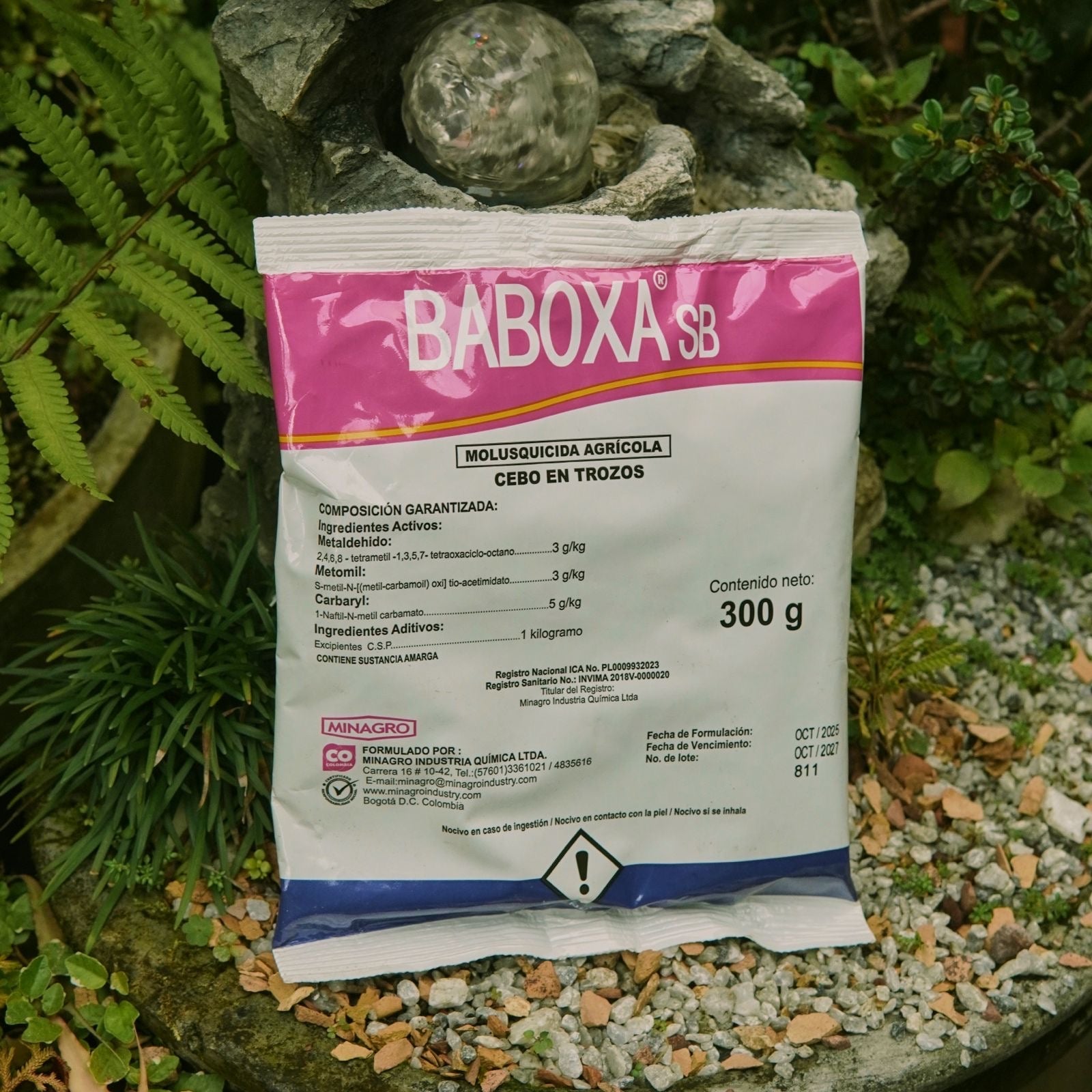 Molusquicida Baboxa 300g - Vivero Florecer